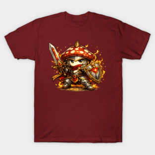 Ignis Mycora – The Flameguard Mushroom Knight T-Shirt