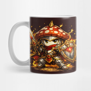Ignis Mycora – The Flameguard Mushroom Knight Mug