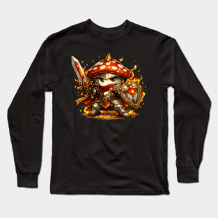 Ignis Mycora – The Flameguard Mushroom Knight Long Sleeve T-Shirt