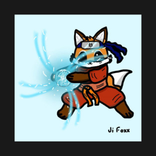 Ninja of the hidden village of foxes T-Shirt