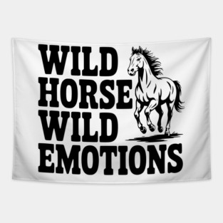 Wild Horse, Wild Emotions Tapestry