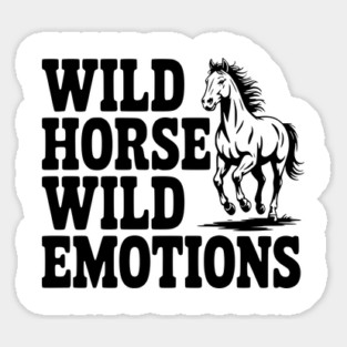 Wild Horse, Wild Emotions Magnet