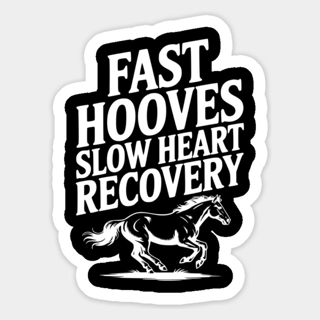 Fast Hooves, Slow Heart Recovery Magnet by Frank Ring