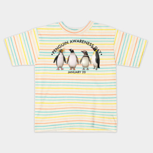 Penguin Awareness Day Kids T-Shirt