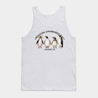 Penguin Awareness Day Tank Top