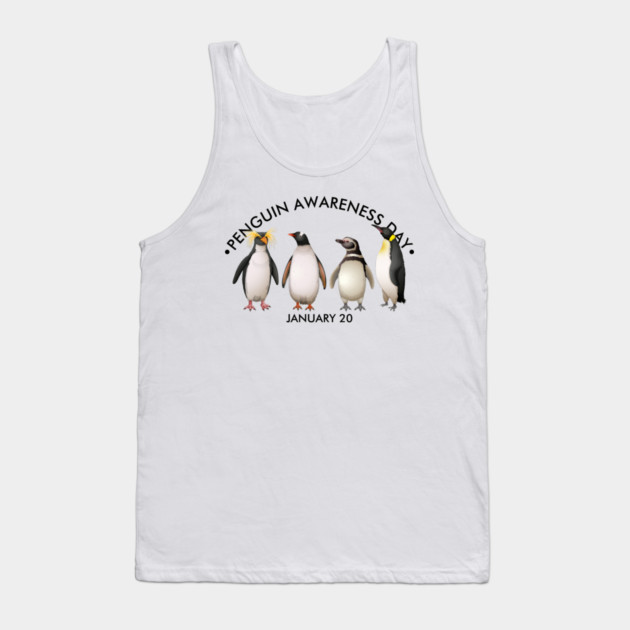 Penguin Awareness Day Tank Top by HolidayBug