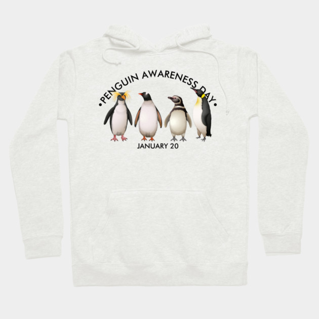 Penguin Awareness Day Hoodie by HolidayBug