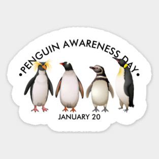 Penguin Awareness Day Sticker