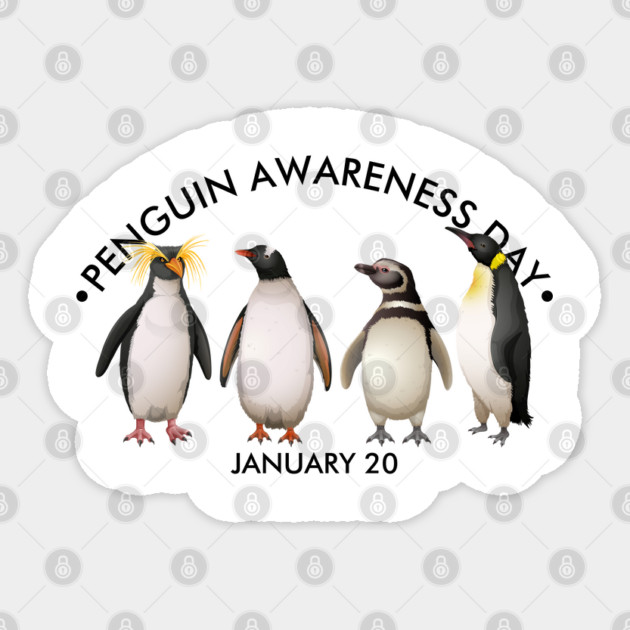 Penguin Awareness Day Sticker by HolidayBug