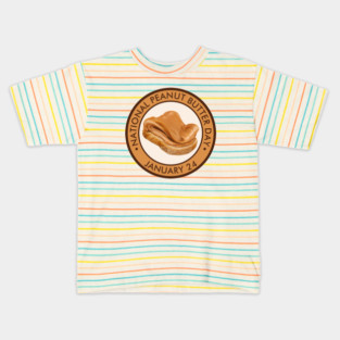 National Peanut Butter Day, peanut butter toast Kids T-Shirt