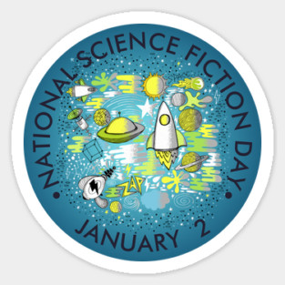 National Science Fiction Day Sticker