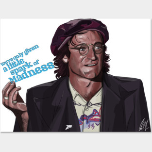Robin Williams: a little spark of madness Posters and Art