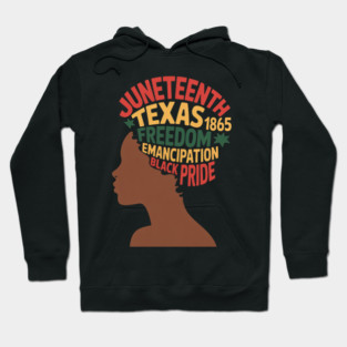 Juneteenth Word Cloud Black Freedom Black History Month Hoodie