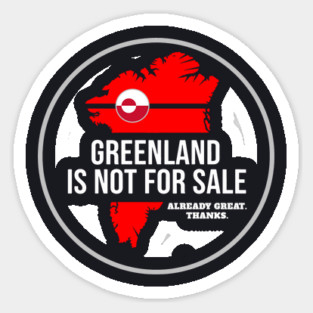 Greenland Is Not For Sale Magnet