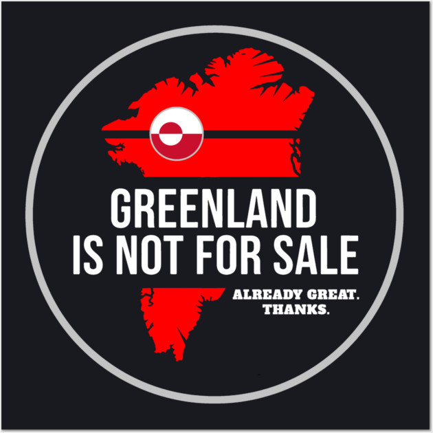 Greenland Is Not For Sale Wall Art by Charles's Store 8
