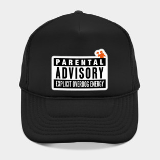 Explicit Overdog Energy Football Parental Advisory Hat