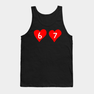 67 Love Hearts Tank Top
