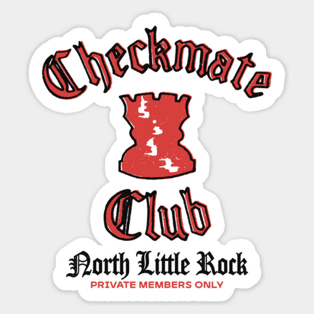Checkmate Club Sticker by rt-shirts