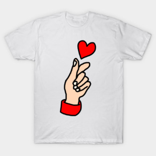 Finger Heart Gesture T-Shirt
