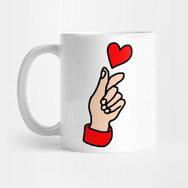 Finger Heart Gesture by Creatifly Graphic Tees