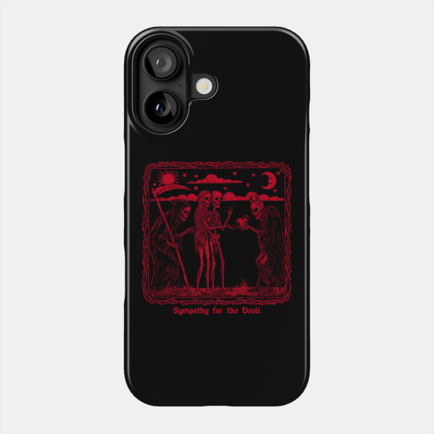 SYMPATHY FOR THE DEVIL Phone Case by artslaves