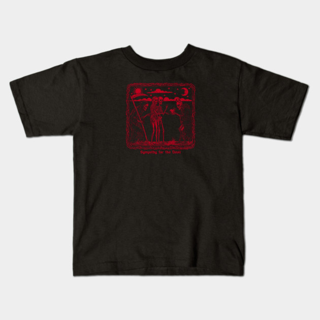 SYMPATHY FOR THE DEVIL Kids T-Shirt by artslaves