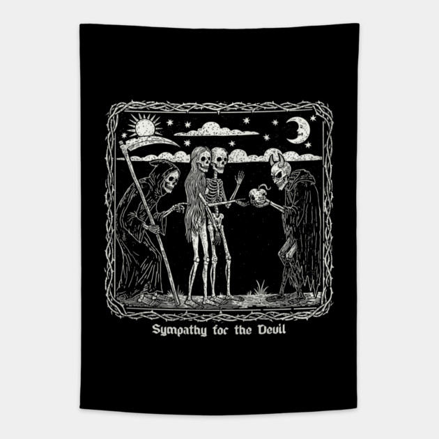 SYMPATHY FOR THE DEVIL Tapestry by artslaves