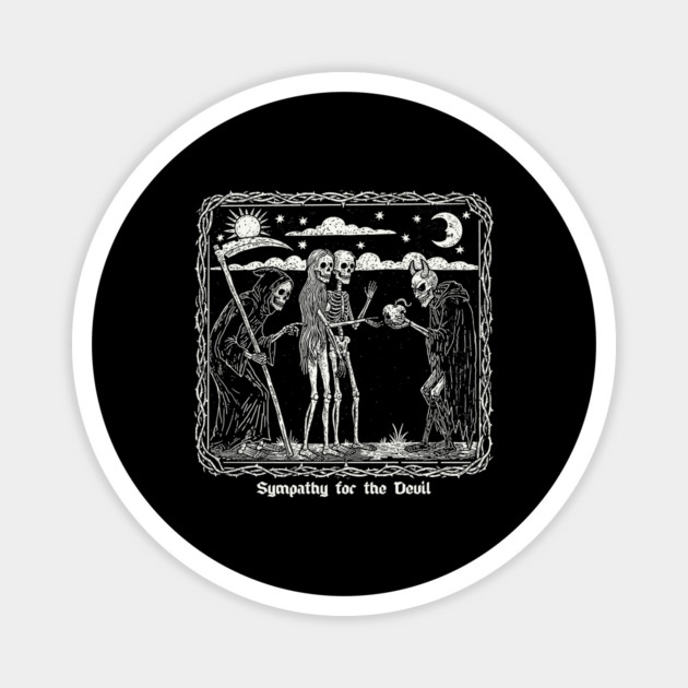 SYMPATHY FOR THE DEVIL Magnet by artslaves