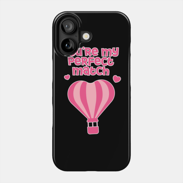 Perfect Match Cute Valentines Day Design Phone Case by TurnEffect