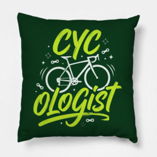 Cycologist – Funny Bicycle Pun & Cycling Therapy Pillow