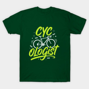 Cycologist – Funny Bicycle Pun & Cycling Therapy T-Shirt