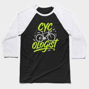 Cycologist – Funny Bicycle Pun & Cycling Therapy Baseball T-Shirt