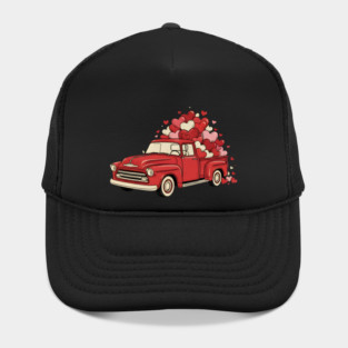 Love Hearts Vintage Truck Hat