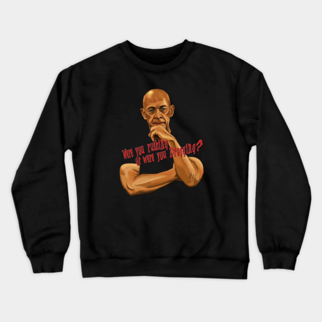 Whiplash: Rushing or Dragging Crewneck Sweatshirt by 51Deesigns