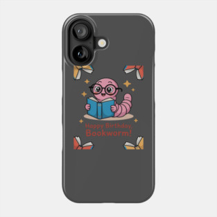 Book Worm Costume World Book Day Cute Kawaii Worm Reading Phone Case