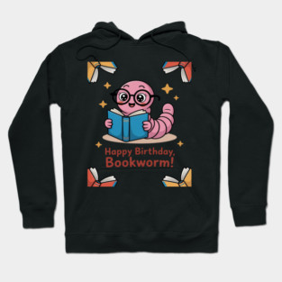 Book Worm Costume World Book Day Cute Kawaii Worm Reading Hoodie