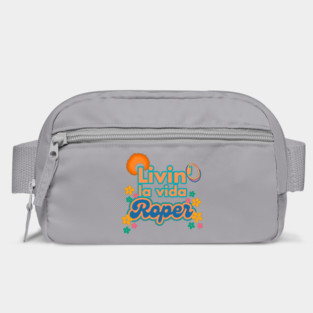 Livin La Vida Roper Retro Fun Quote Bag