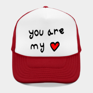 You Are My Love Heart Hat