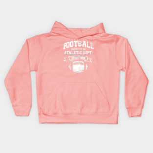 Houston Football Property Of Athletic Dept. Grunge Kids Hoodie
