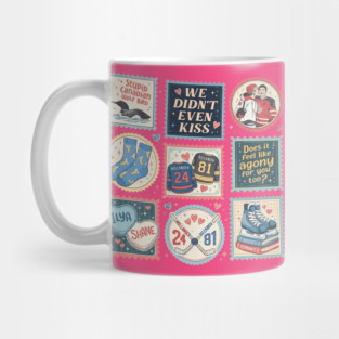 Heated Rivalry Stamps Mug