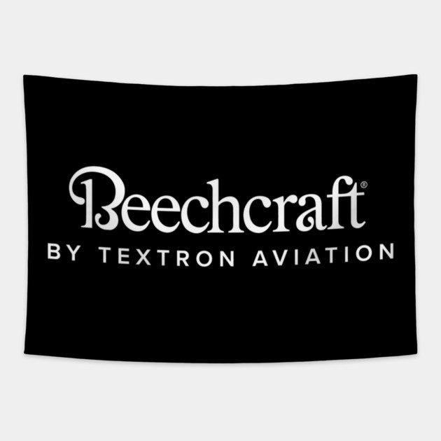 Funny Beechcraft Aircraft Aviation Tapestry by James Bates