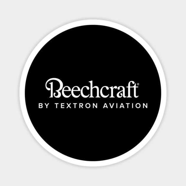Funny Beechcraft Aircraft Aviation Magnet by James Bates
