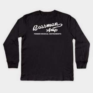 Bassman Amp Kids Long Sleeve T-Shirt