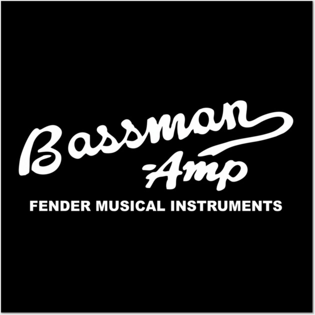 Bassman Amp Wall Art by James Bates