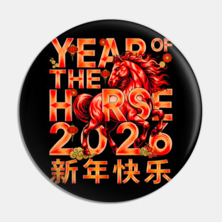 Year of The Horse 2026 Pin