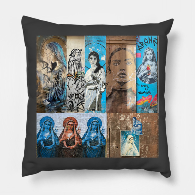 Holy & Human Pillow by Sigridur Dögg's Store