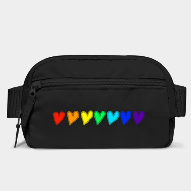Rainbow Hearts of Love by Creatifly Graphic Tees