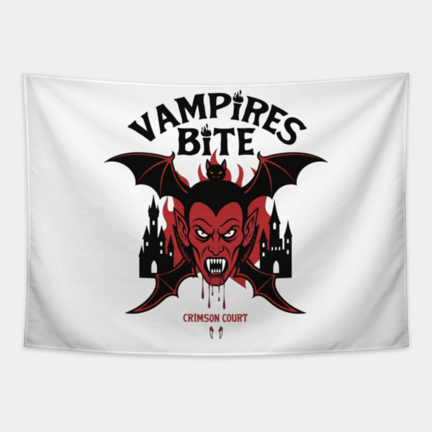Darkness Club Tapestry by pringtee