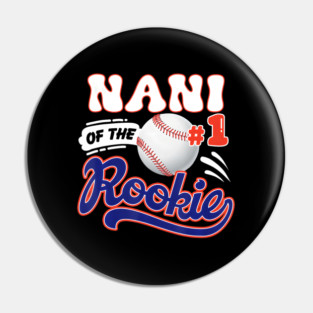 Nani Rookie Of Year 1st Baseball Theme Pin