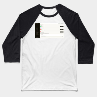 screenshot Baseball T-Shirt